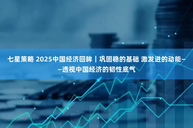 七星策略 2025中国经济回眸｜巩固稳的基础 激发进的动能——透视中国经济的韧性底气
